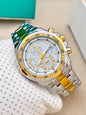 Casio Edifice EFR-539 | Silver-Gold White Dial Luxe Edition